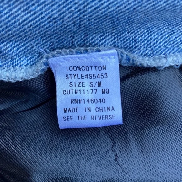 Signature8 Plaid + Denim Blazer Jacket | Size S/M - Picture 10 of 11